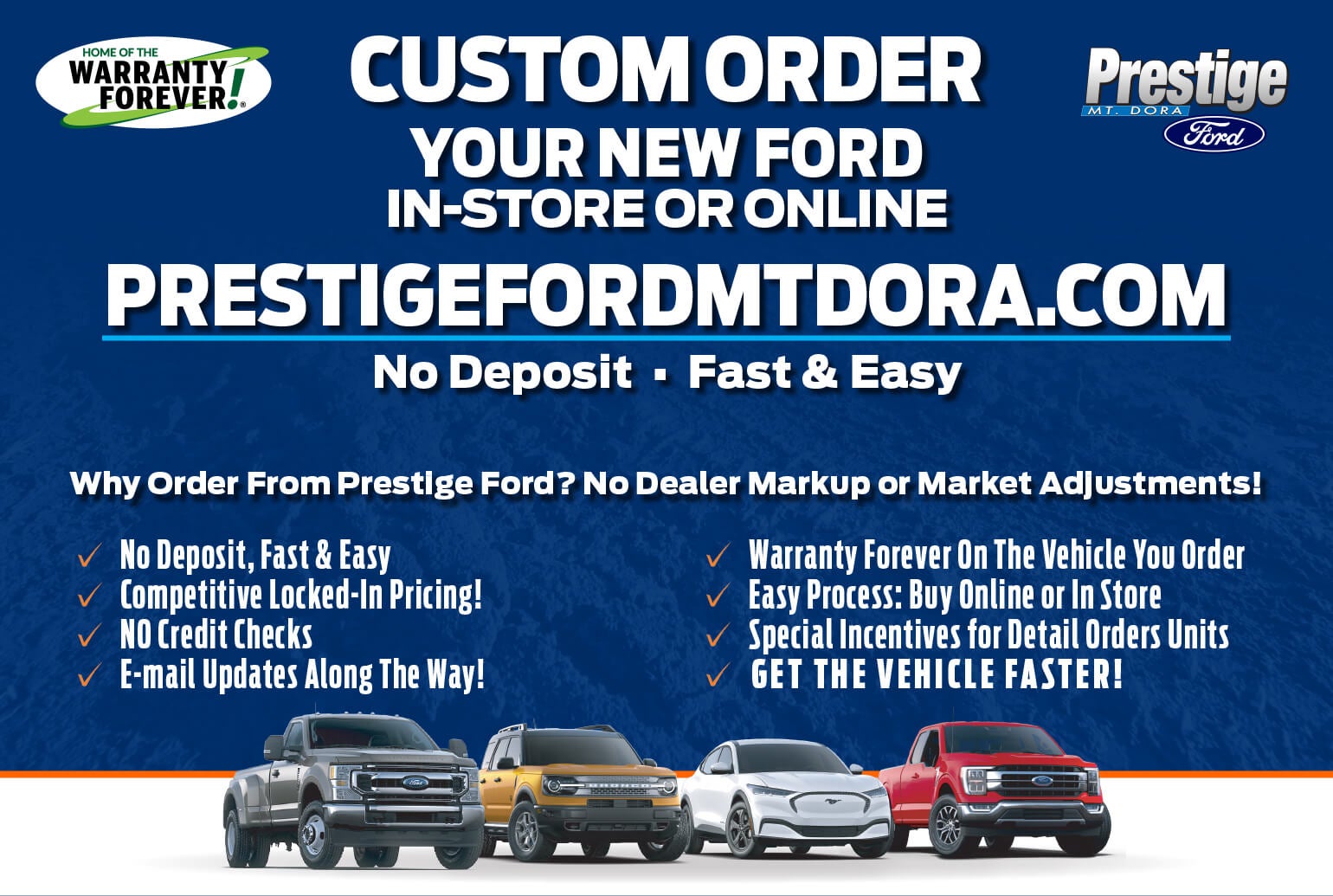 Prestige Ford of Mount Dora - Where Can I Custom Order a Ford near Sanford FL