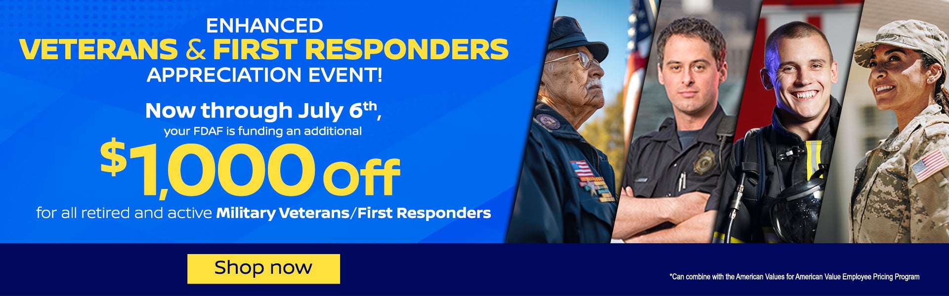 military veterans and first responders appreciation