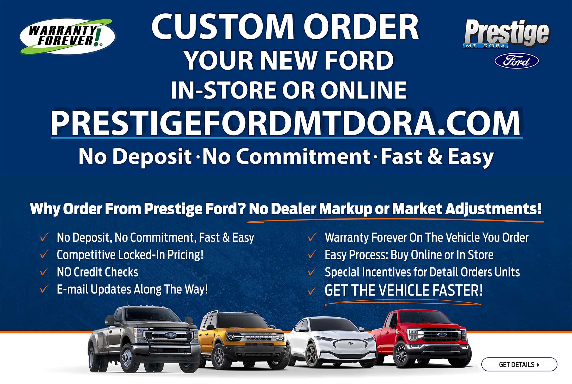 Prestige Ford of Mount Dora - Florida - Custom Order A New Ford Online